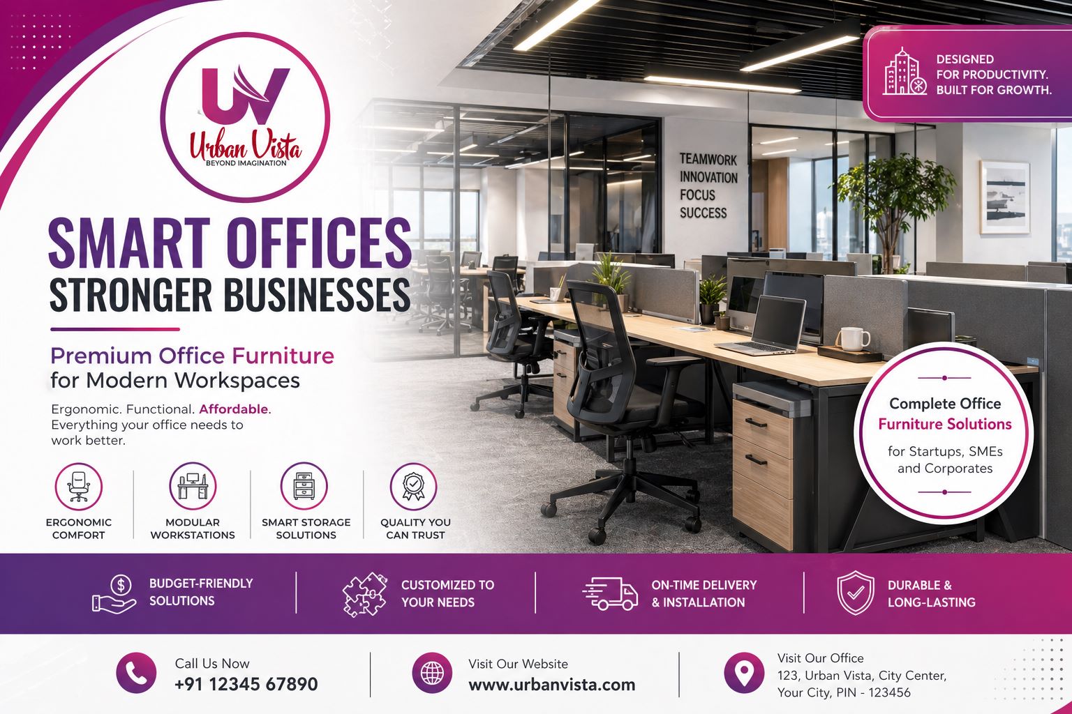 Office Furniture for Startups in Noida